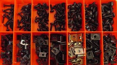 plaatschroef-set scooter assorti